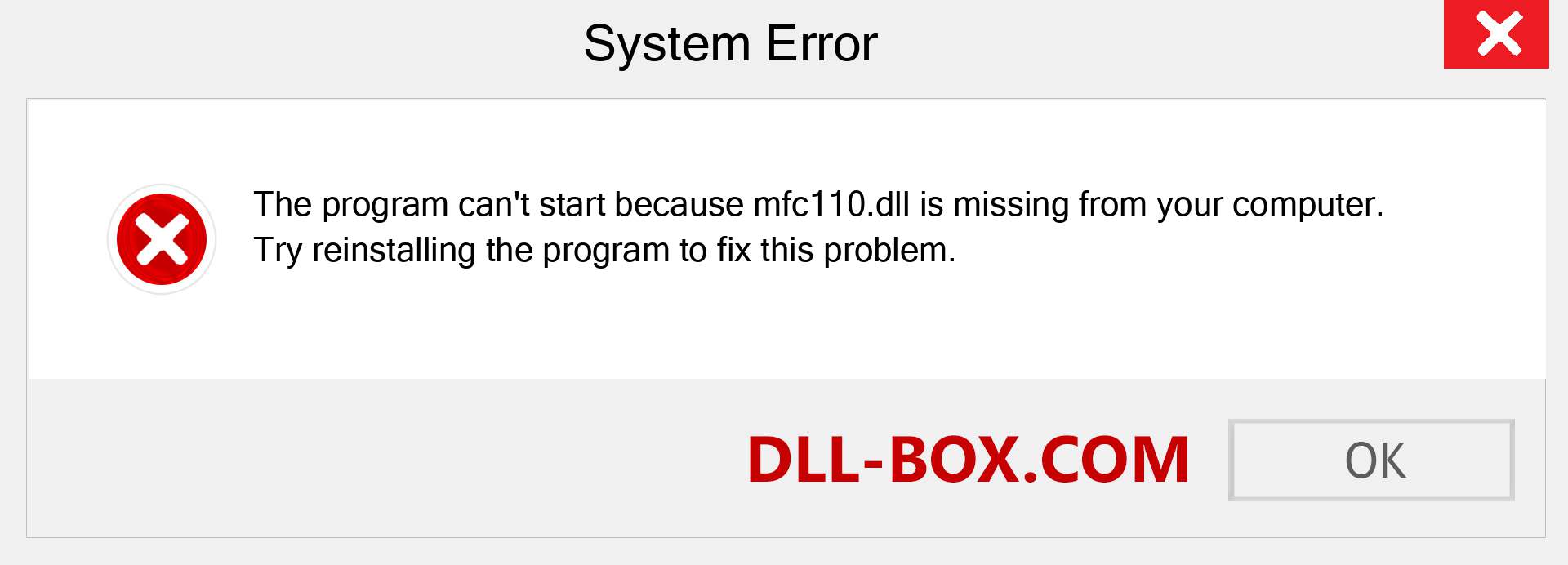  mfc110.dll file is missing?. Download for Windows 7, 8, 10 - Fix  mfc110 dll Missing Error on Windows, photos, images